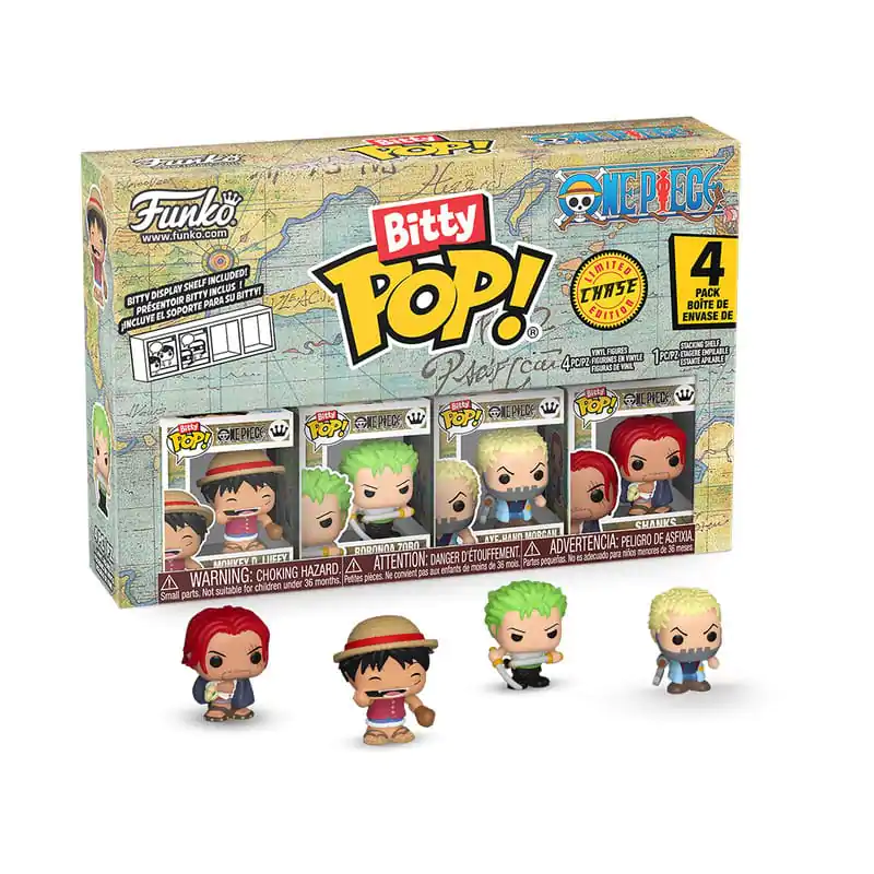 One Piece Bitty Funko POP! Vinyl figura 4 db-os csomag Luffy termékfotó