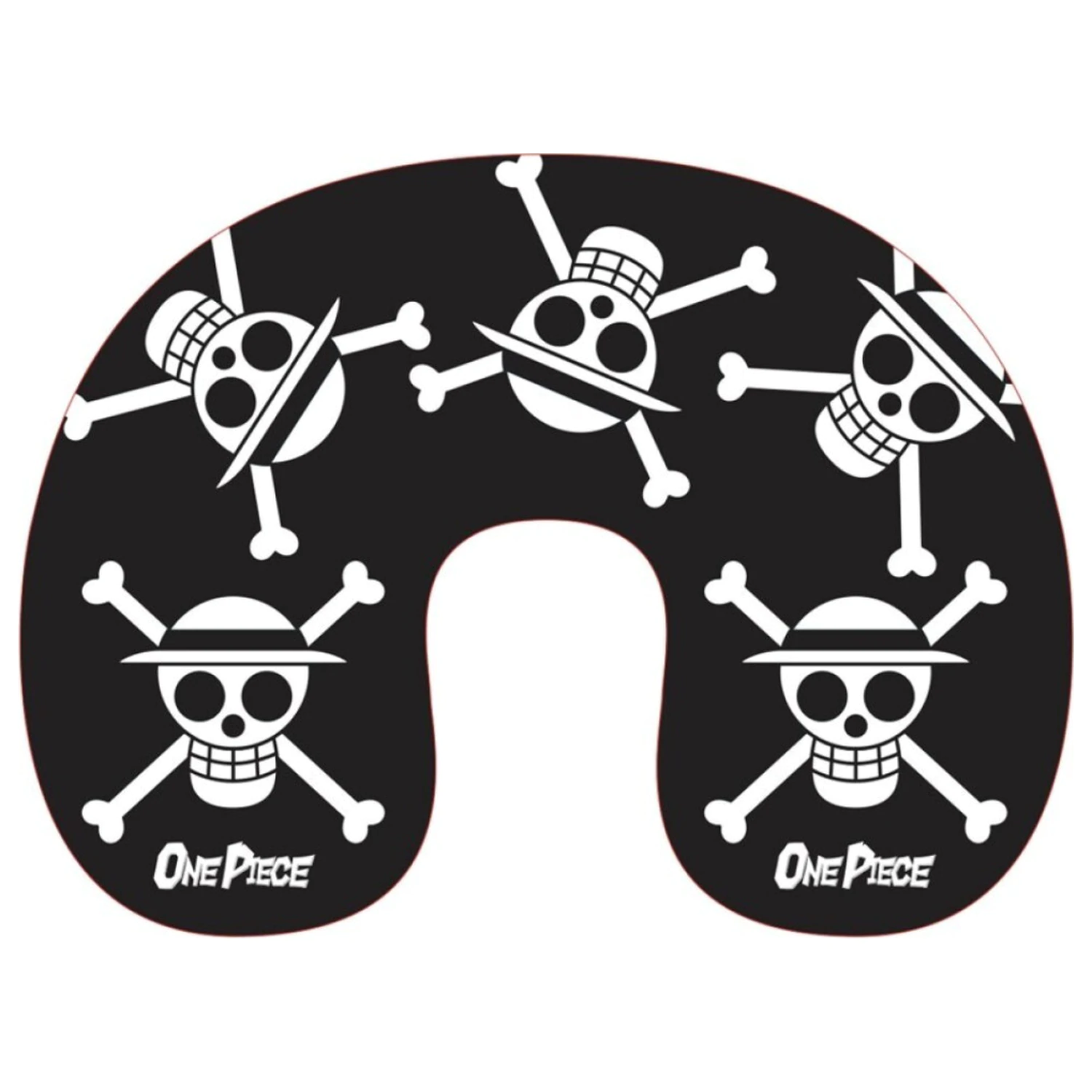 One Piece Black Skull utazópárna, nyakpárna termékfotó