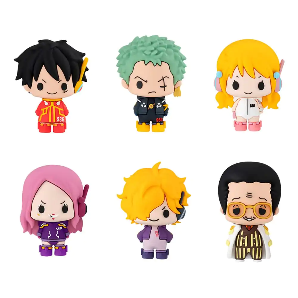 One Piece Chokorin Mascot Series Trading 6 db-os figura csomag Ver. 5 cm  termékfotó