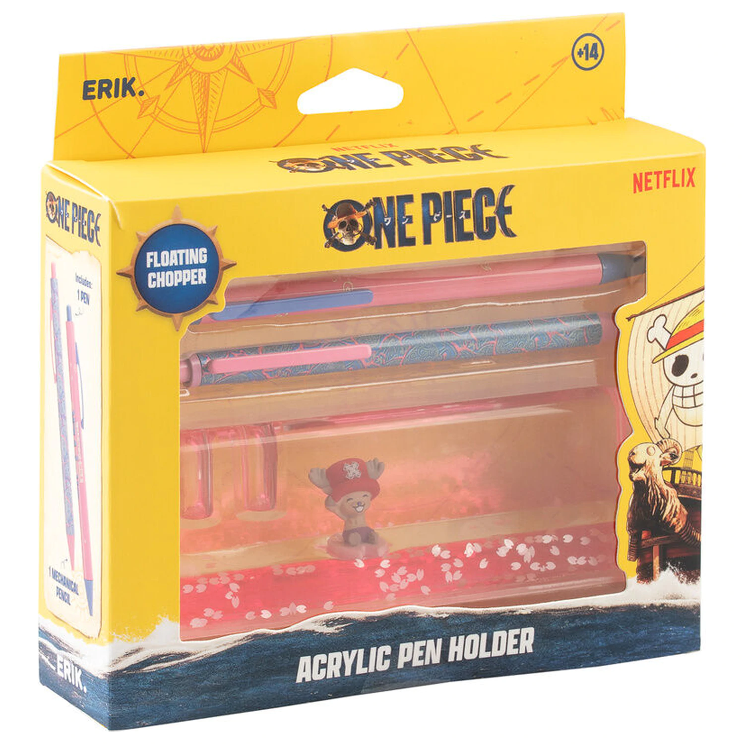 One Piece Chopper ceruza, toll és akril ceruzatartó csomag termékfotó