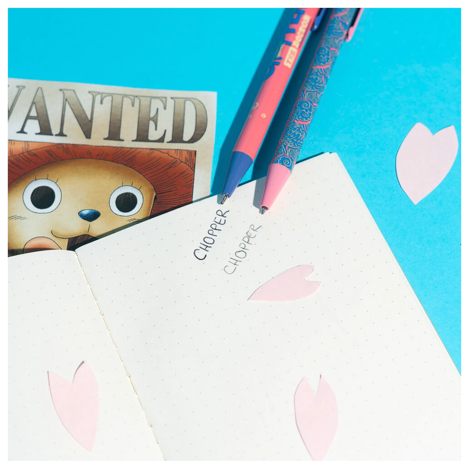 One Piece Chopper ceruza, toll és akril ceruzatartó csomag termékfotó