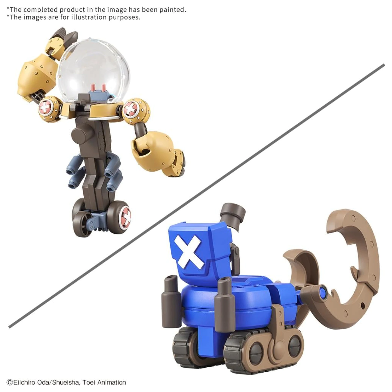 One Piece: Chopper Robo Super 2&3 Heavy Armor & Horn Dozer - modell készlet termékfotó