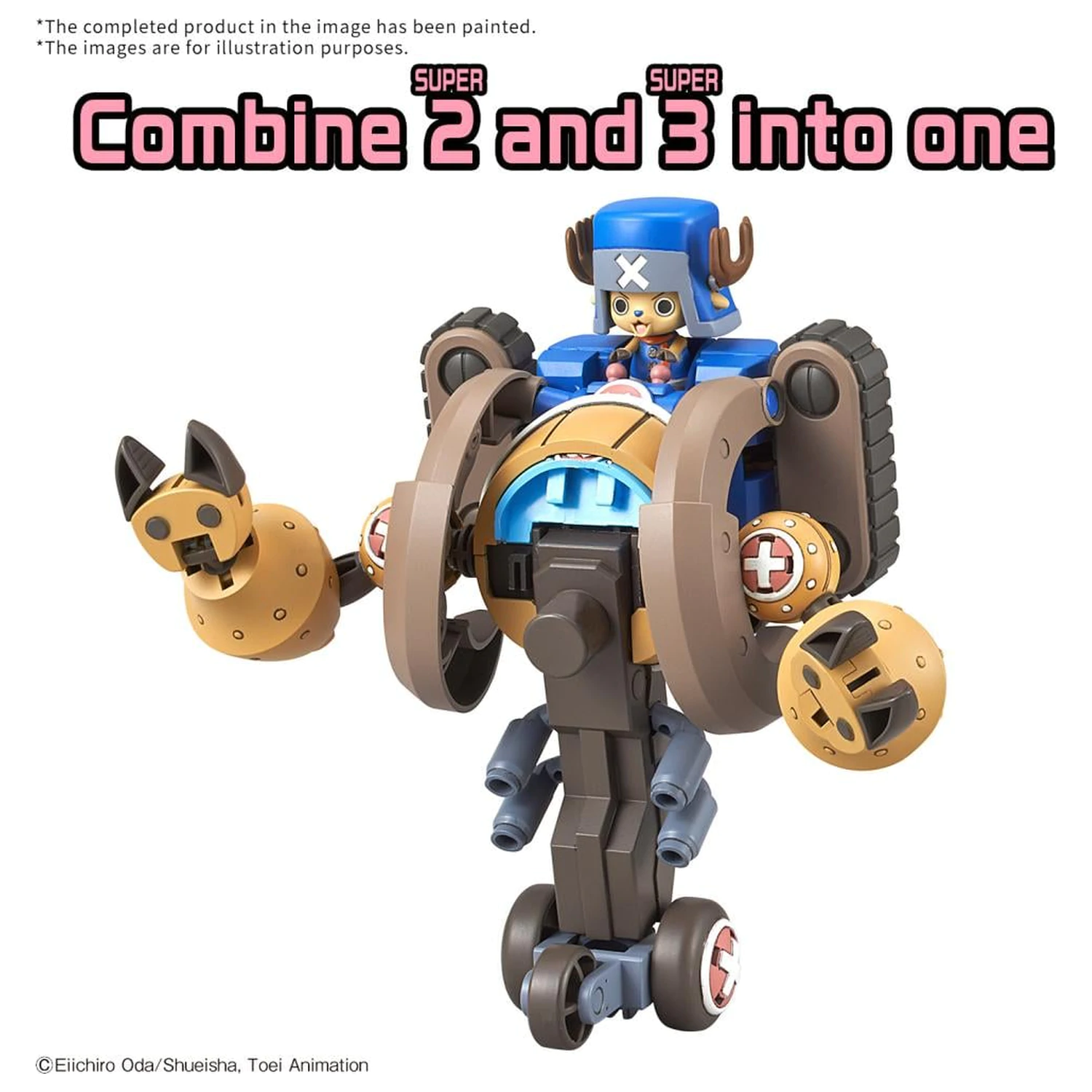 One Piece: Chopper Robo Super 2&3 Heavy Armor & Horn Dozer - modell készlet termékfotó