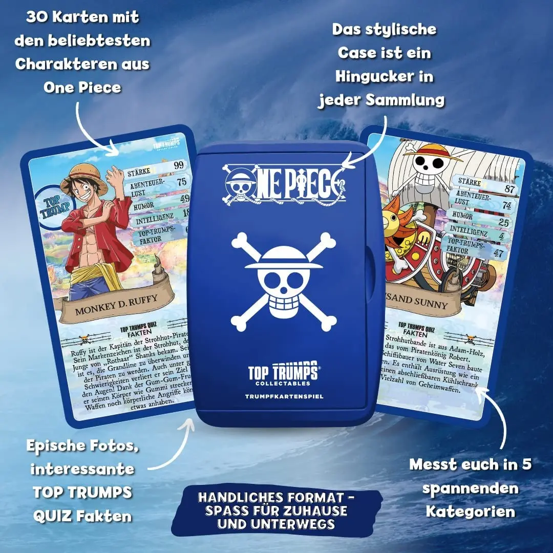 One Piece Collectables Card Game Top Trumps Quiz Collection *German Version* termékfotó