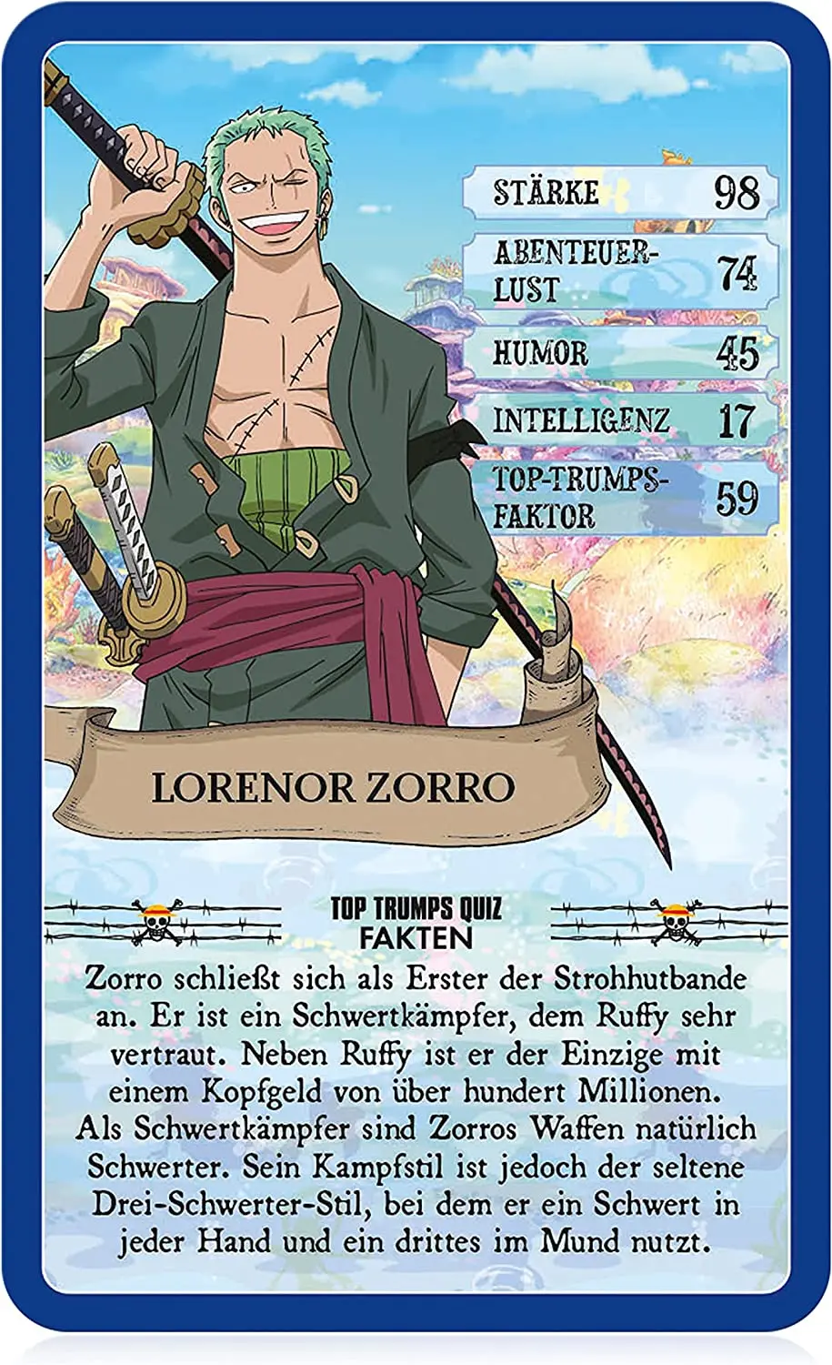 One Piece Collectables Card Game Top Trumps Quiz Collection *German Version* termékfotó