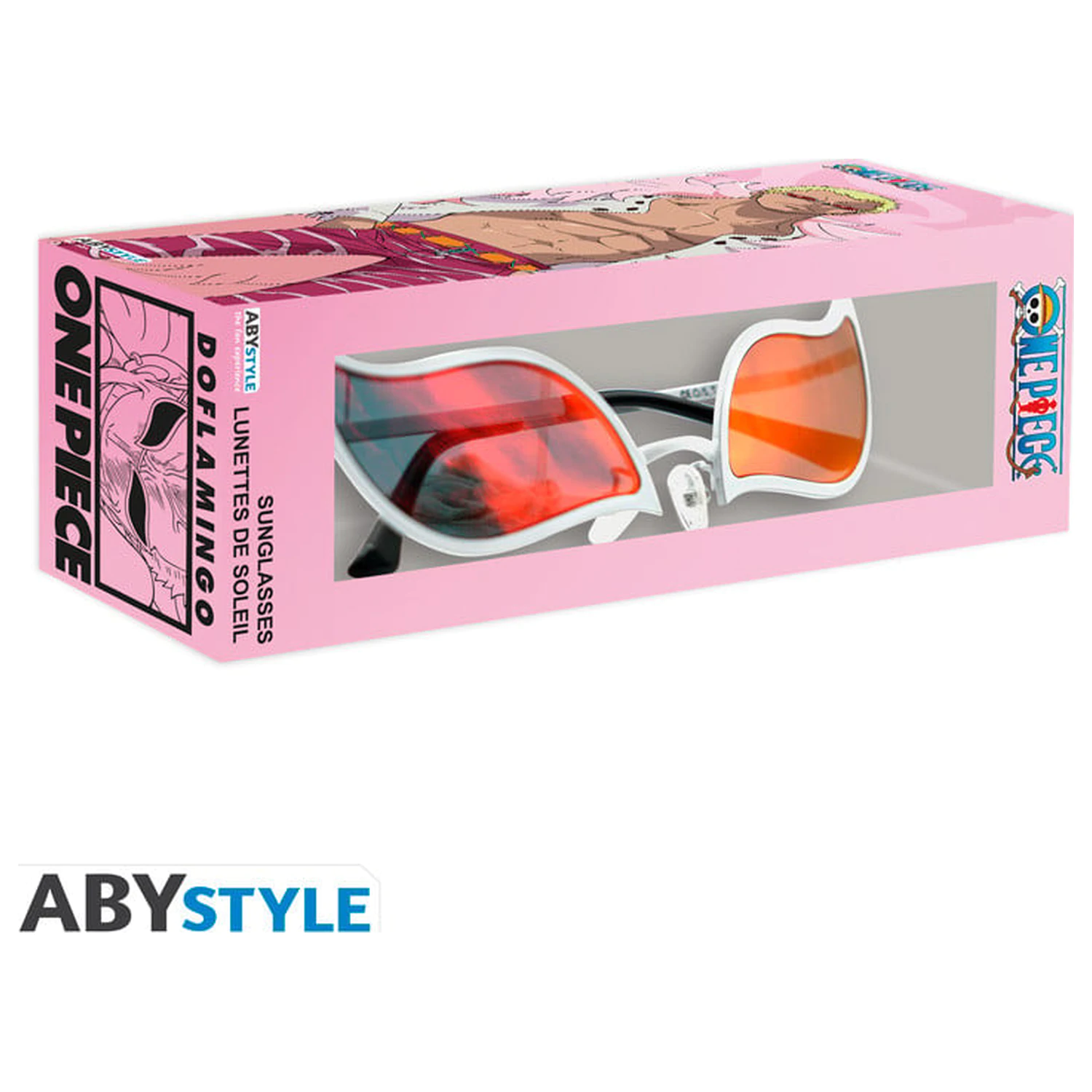 One Piece Doflamingo napszemüveg replika termékfotó