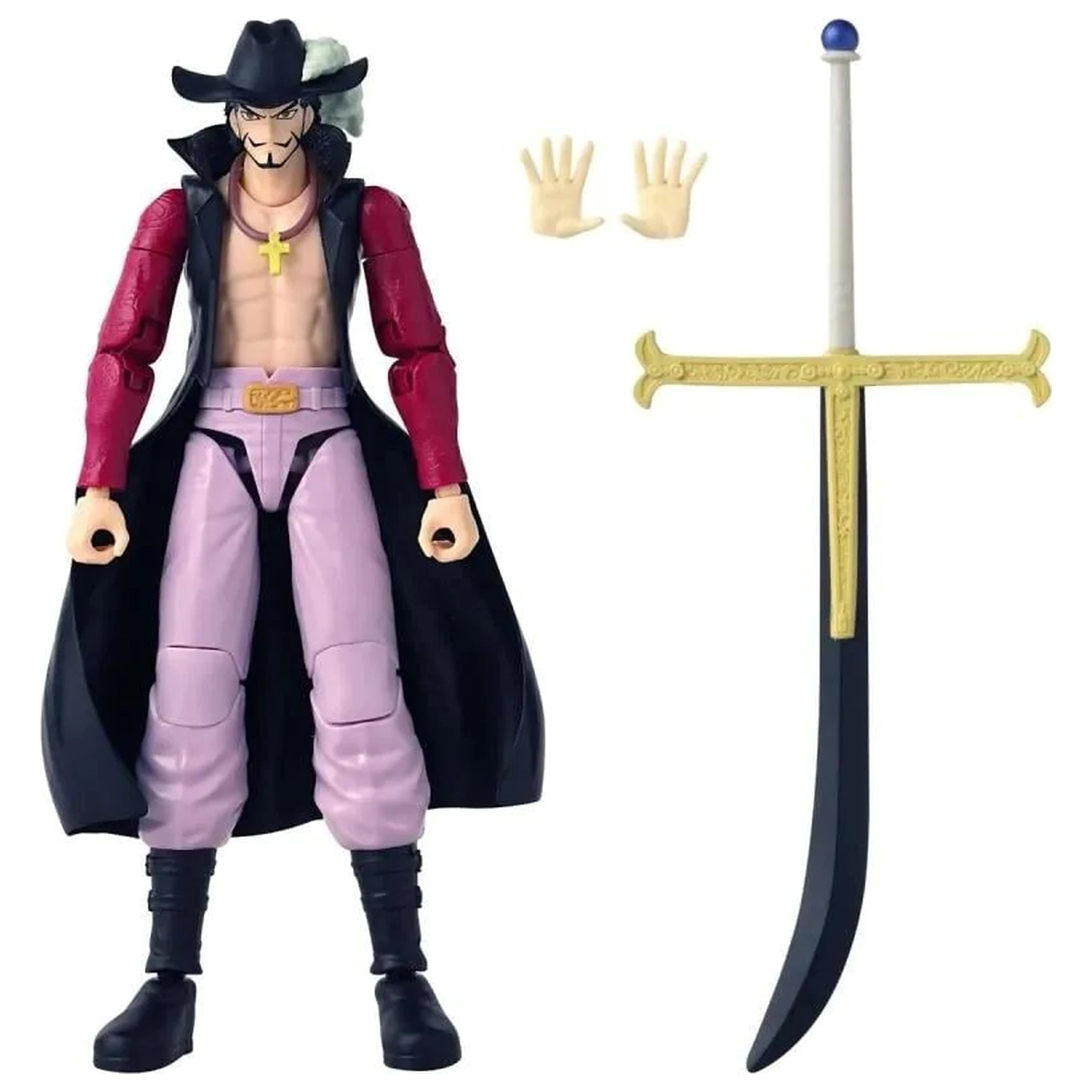 One Piece Dracule Mihawk figura Anime Heroes 17cm termékfotó