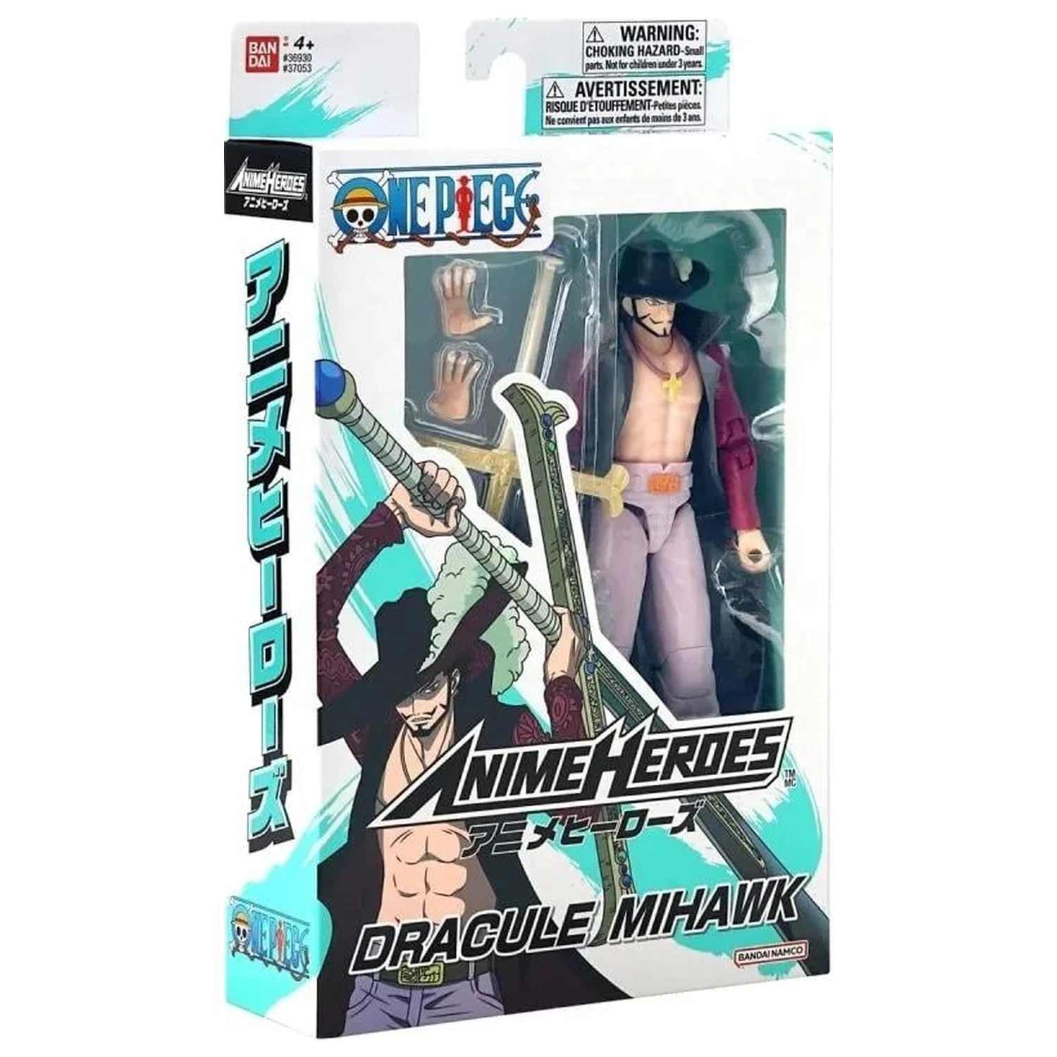 One Piece Dracule Mihawk figura Anime Heroes 17cm termékfotó