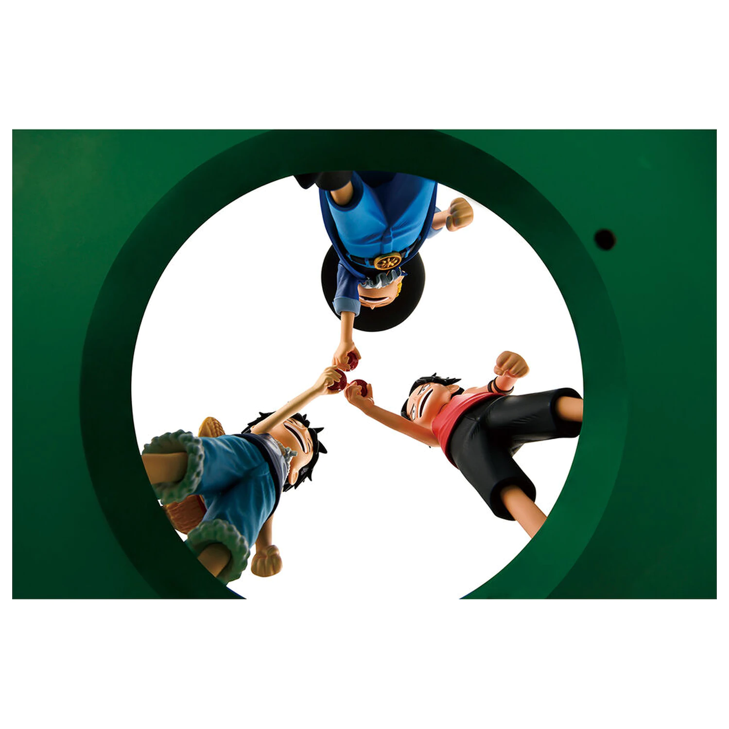 One Piece Dramatic Memories Ace & Sabo & Luffy Ichibansho figura 10cm termékfotó