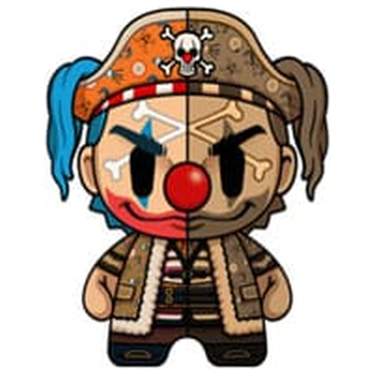 One Piece DZNR Buggy Dead or Alive Edition plüss figura 18 cm     termékfotó
