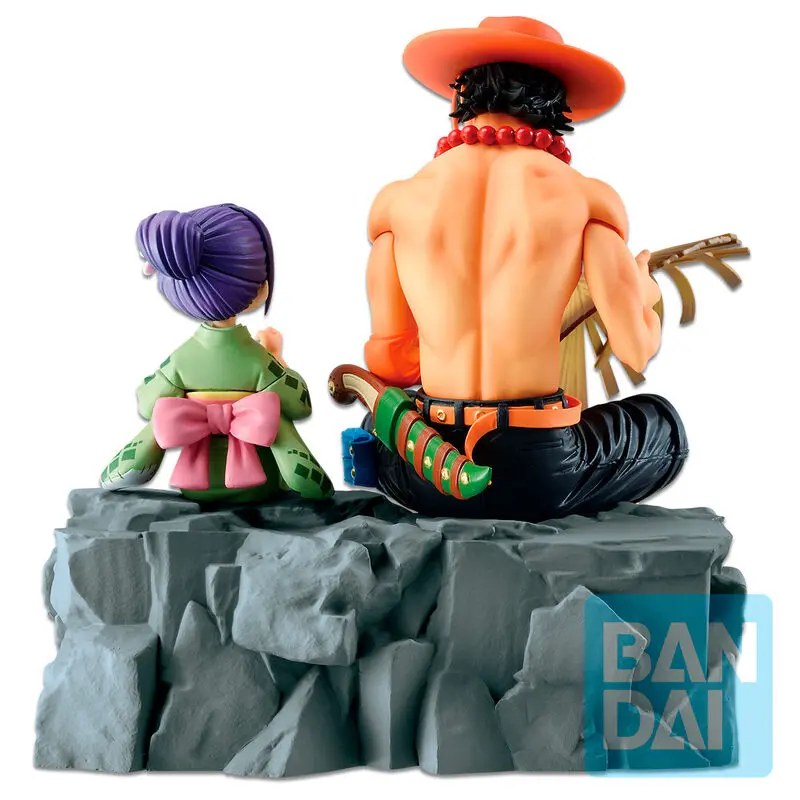 One Piece Emorial Vignette Ace és Otama Ichibansho figura 18cm termékfotó