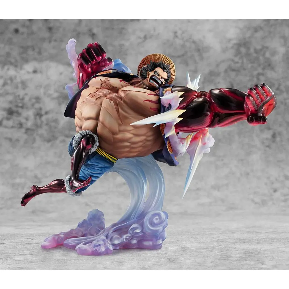 One Piece Excellent Model P.O.P SA-Maximum Monkey D. Luffy Gear 4 Bounce Man Ver. 2 PVC szobor figura 27 cm termékfotó
