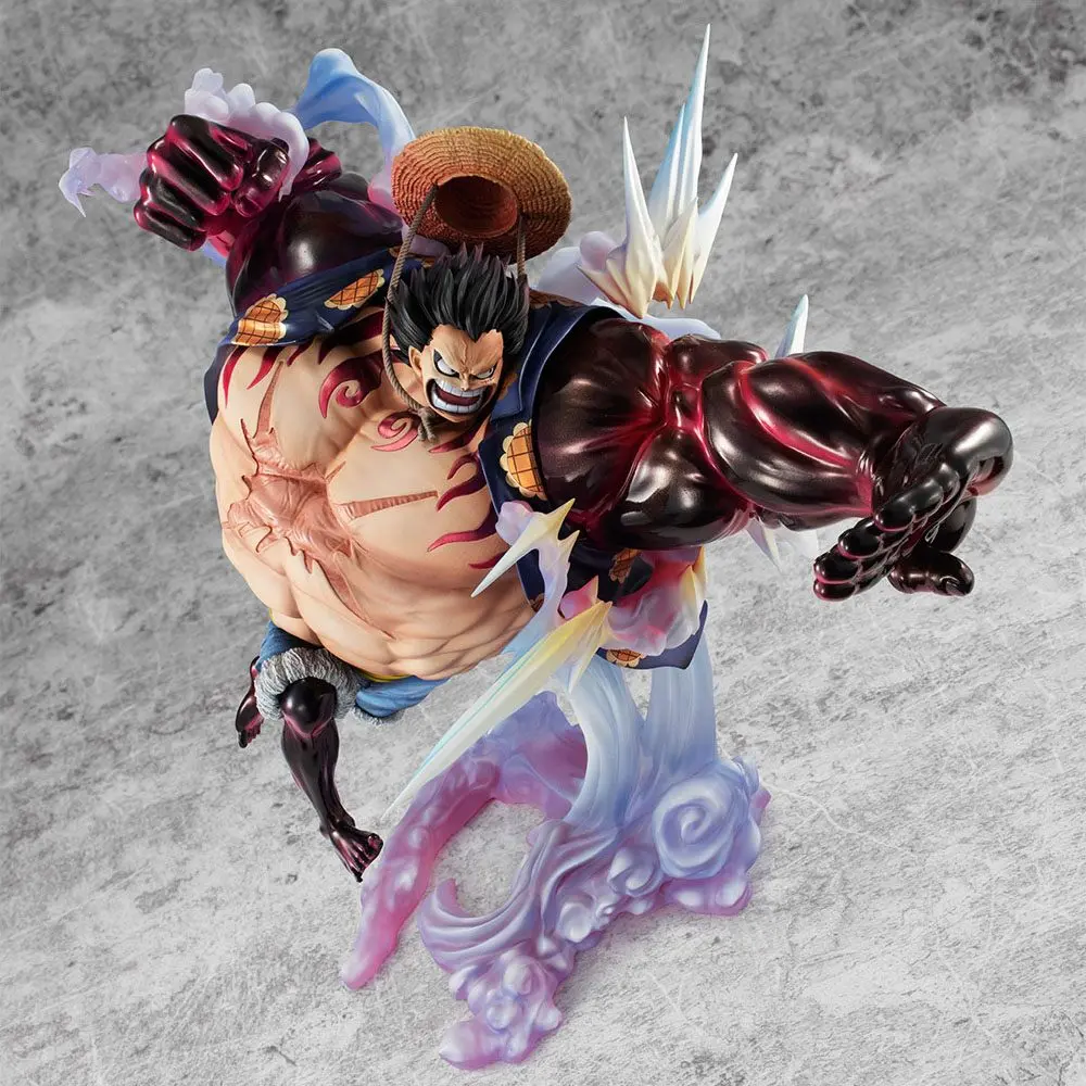 One Piece Excellent Model P.O.P SA-Maximum Monkey D. Luffy Gear 4 Bounce Man Ver. 2 PVC szobor figura 27 cm termékfotó