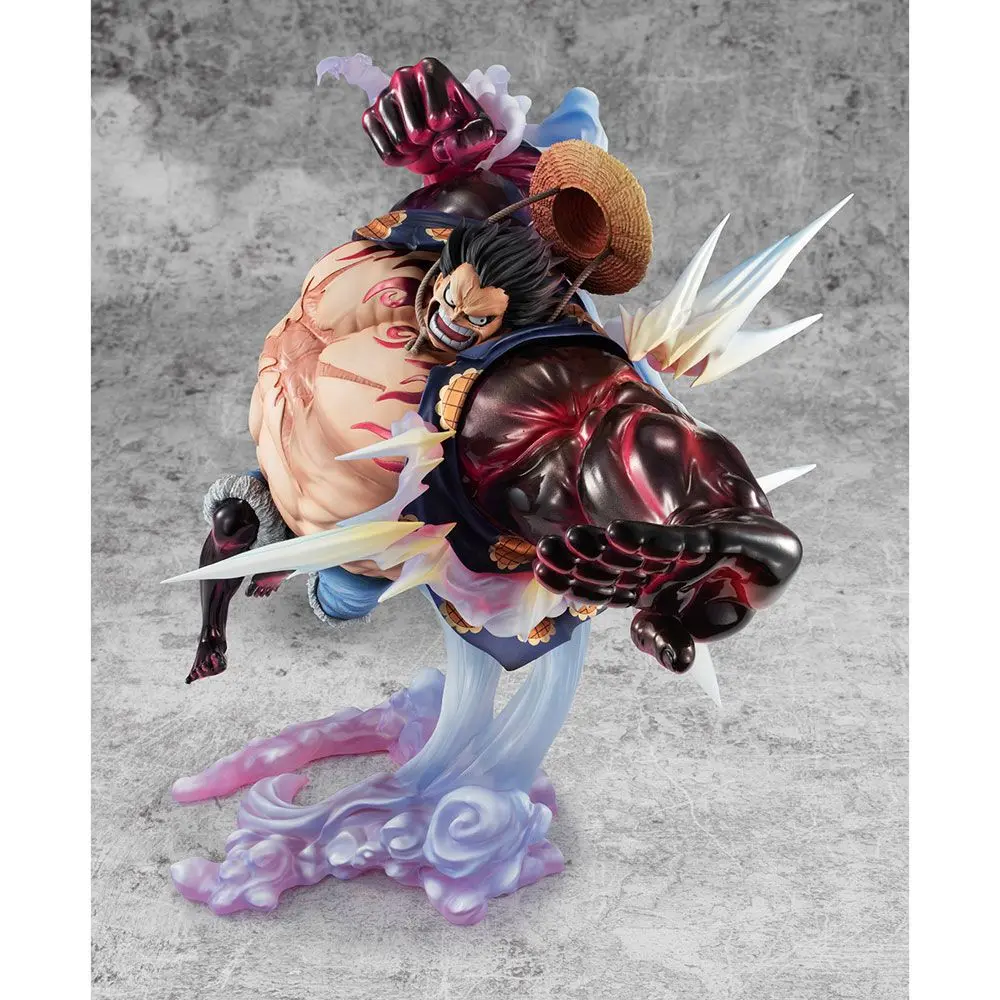 One Piece Excellent Model P.O.P SA-Maximum Monkey D. Luffy Gear 4 Bounce Man Ver. 2 PVC szobor figura 27 cm termékfotó