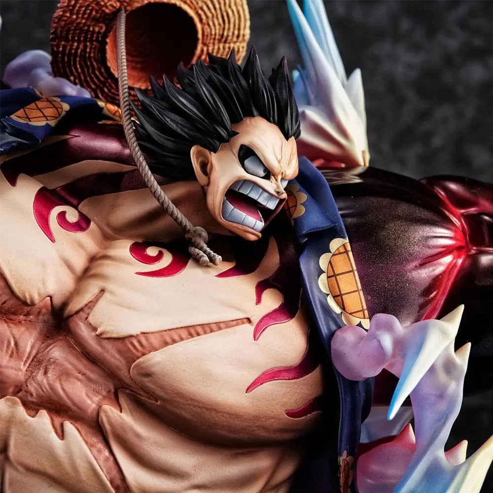 One Piece Excellent Model P.O.P SA-Maximum Monkey D. Luffy Gear 4 Bounce Man Ver. 2 PVC szobor figura 27 cm termékfotó