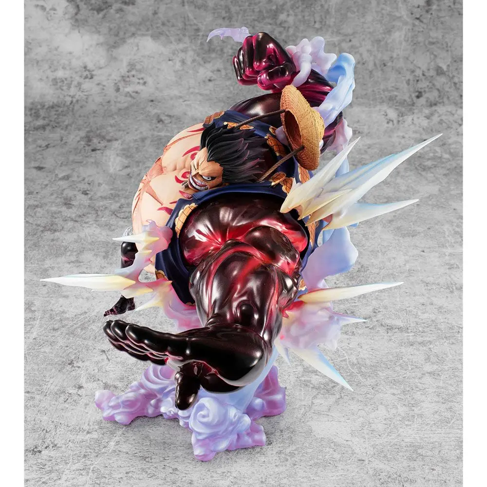 One Piece Excellent Model P.O.P SA-Maximum Monkey D. Luffy Gear 4 Bounce Man Ver. 2 PVC szobor figura 27 cm termékfotó