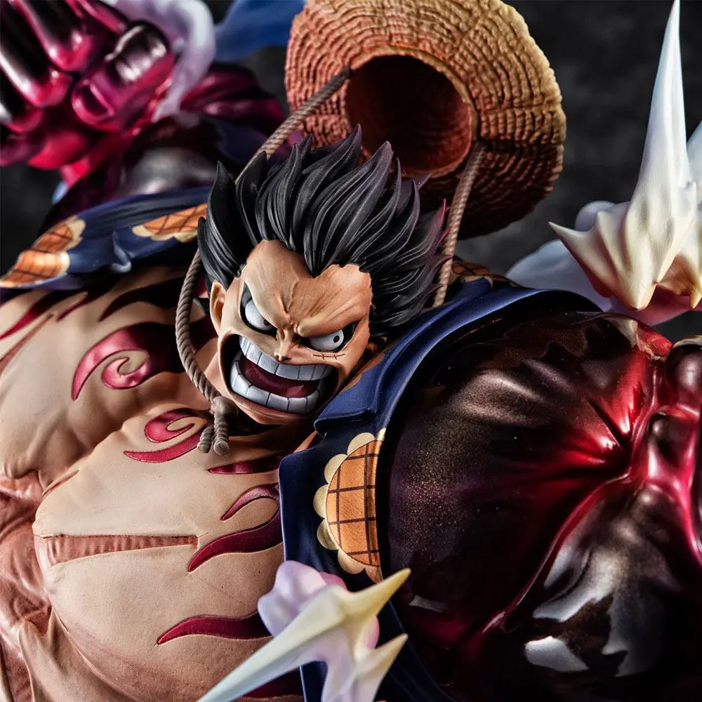 One Piece Excellent Model P.O.P SA-Maximum Monkey D. Luffy Gear 4 Bounce Man Ver. 2 PVC szobor figura 27 cm termékfotó