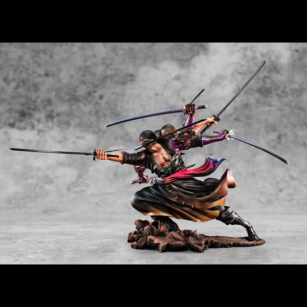 One Piece Excellent Model P.O.P SA-Maximum Roronoa Zoro Ver. Demon Spirit Kyuutouryuu Asura PVC szobor figura 17 cm termékfotó