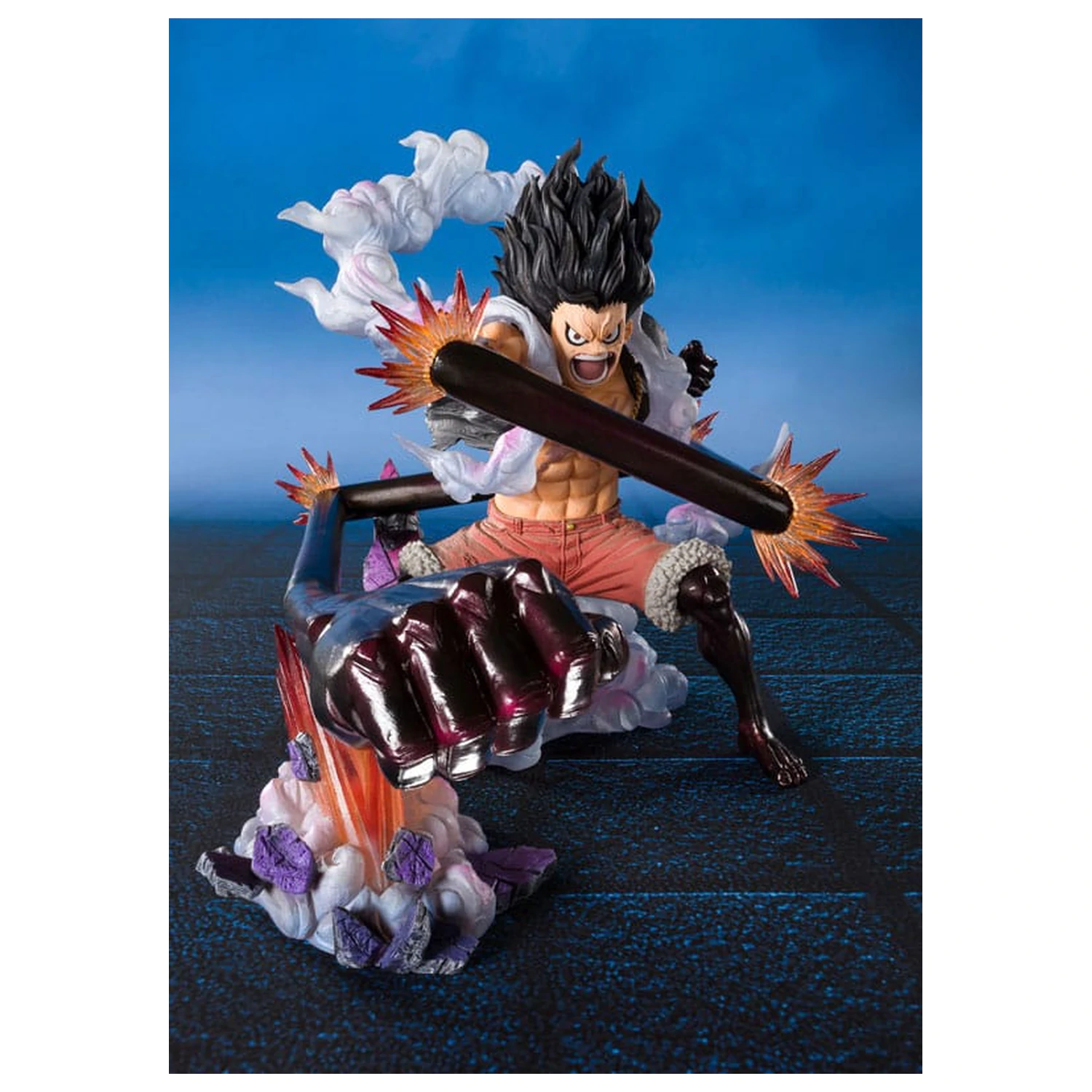 One Piece Figuarts ZERO Extra Battle Monkey D. Luffy Gear 4 Snake Man King Cobra PVC szobor figura 21 cm termékfotó