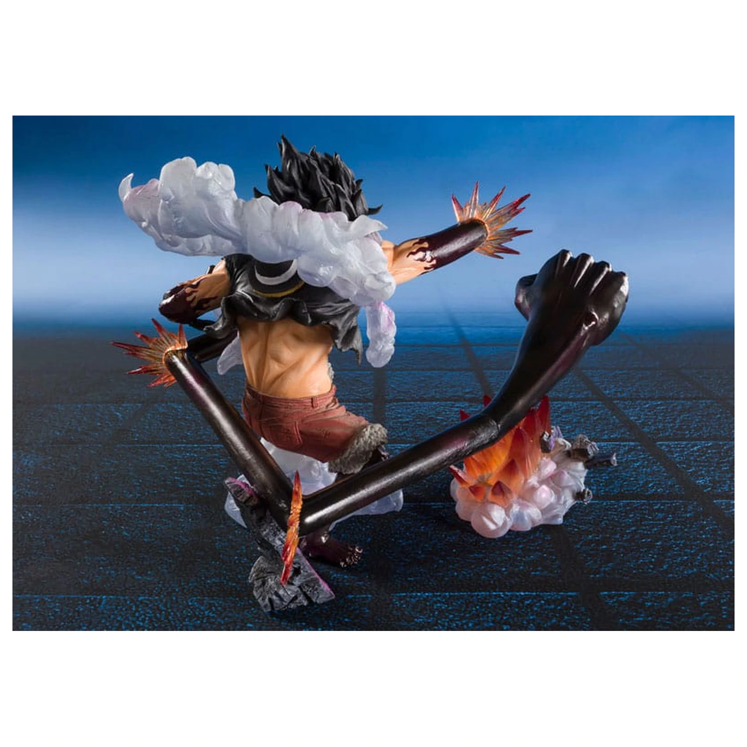 One Piece Figuarts ZERO Extra Battle Monkey D. Luffy Gear 4 Snake Man King Cobra PVC szobor figura 21 cm termékfotó