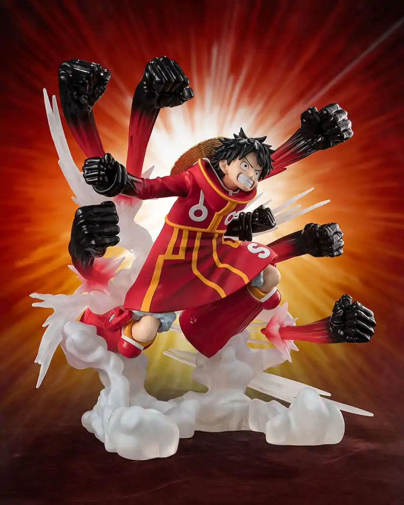 One Piece Figuarts ZERO Extra Battle Monkey D. Luffy -Gum Gum Hawk Gatling- PVC szobor figura 19 cm termékfotó