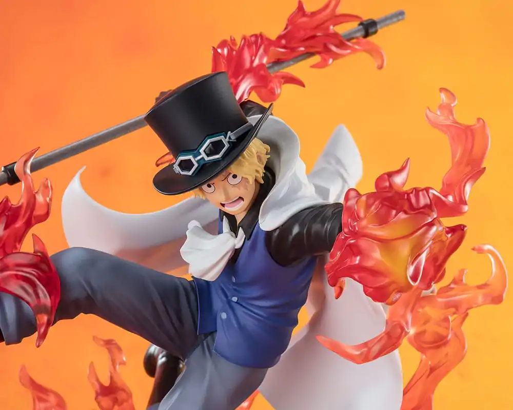 One Piece Figuarts ZERO Extra Battle Sabo Fire Fist Rook Check PVC szobor figura 19 cm termékfotó