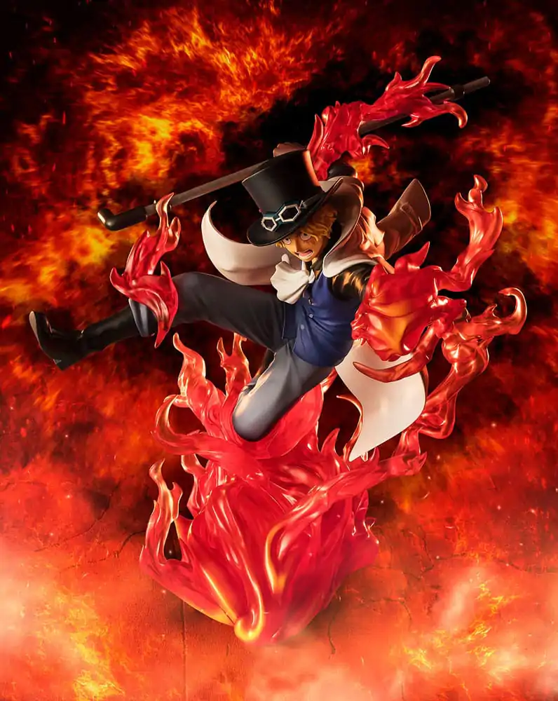 One Piece Figuarts ZERO Extra Battle Sabo Fire Fist Rook Check PVC szobor figura 19 cm termékfotó