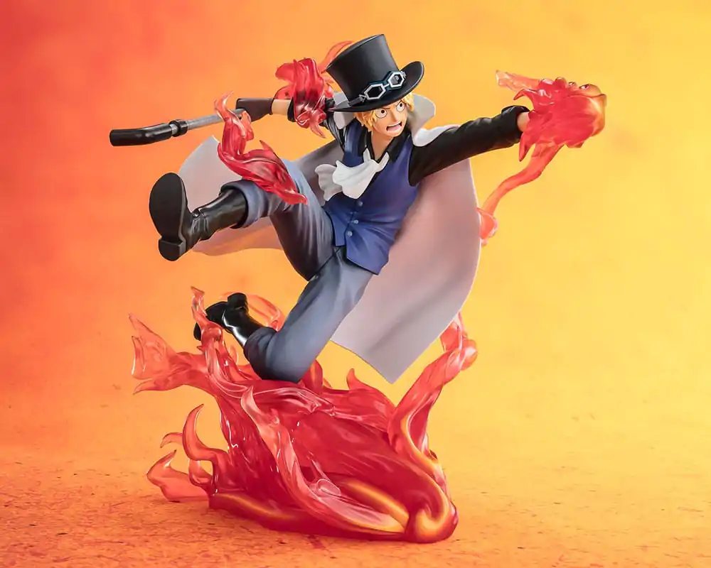 One Piece Figuarts ZERO Extra Battle Sabo Fire Fist Rook Check PVC szobor figura 19 cm termékfotó