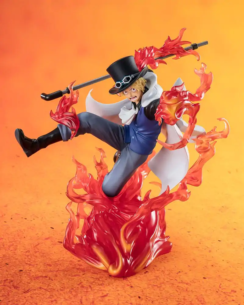 One Piece Figuarts ZERO Extra Battle Sabo Fire Fist Rook Check PVC szobor figura 19 cm termékfotó