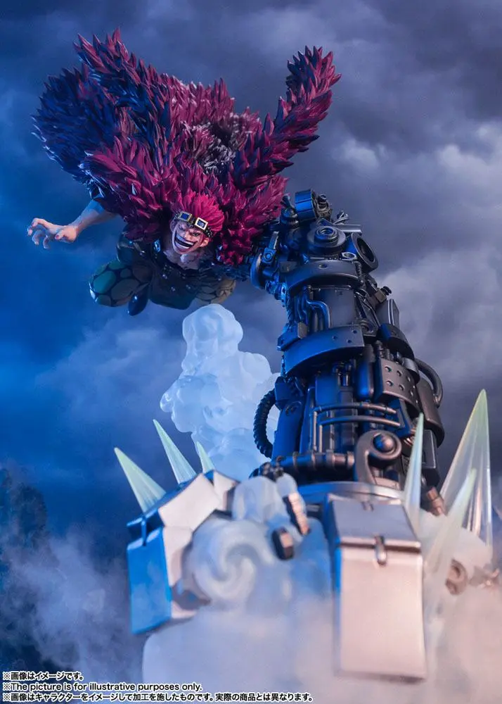 One Piece FiguartsZERO Extra Battle of Monsters on Onigashima Eustass Kid PVC szobor figura 35 cm termékfotó