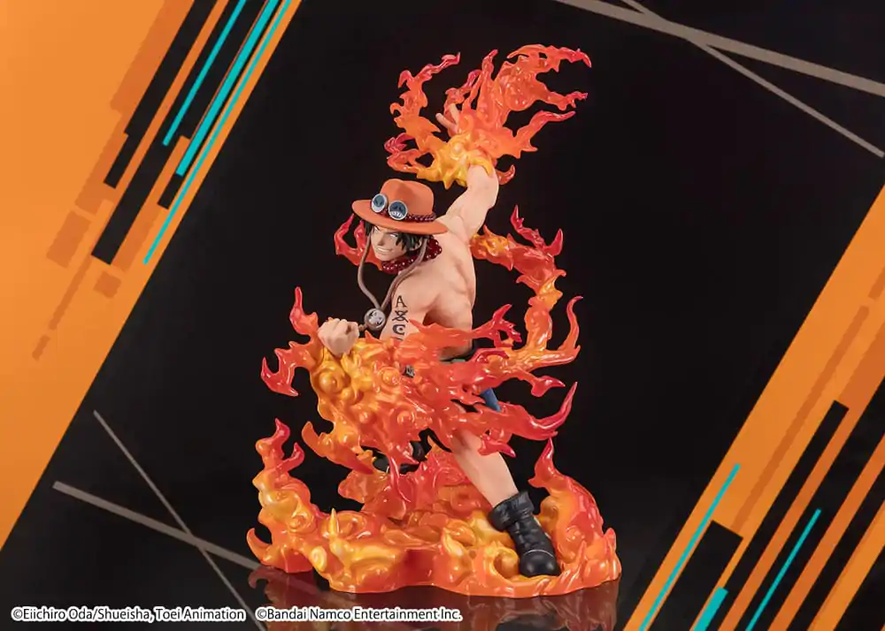 One Piece FiguartsZERO (Extra Battle) Portgas. D. Ace -One Piece Bounty Rush 5th Anniversary- PVC szobor figura 17 cm termékfotó