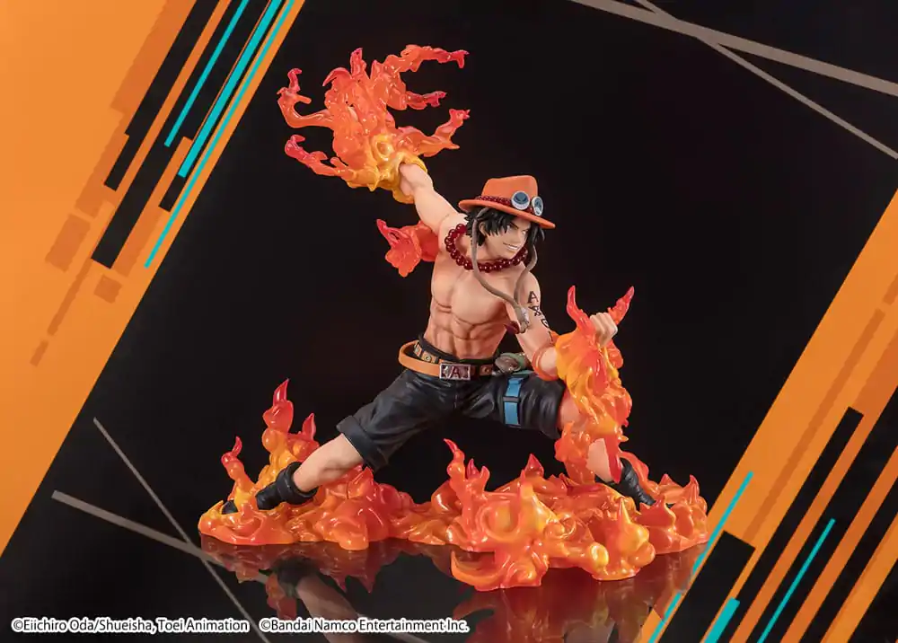 One Piece FiguartsZERO (Extra Battle) Portgas. D. Ace -One Piece Bounty Rush 5th Anniversary- PVC szobor figura 17 cm termékfotó