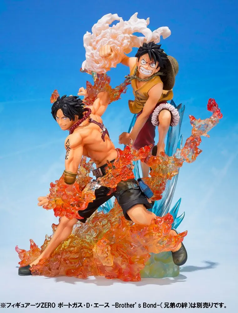 One Piece FiguartsZERO Monkey D. Luffy Brother's Bond PVC szobor figura 19 cm termékfotó