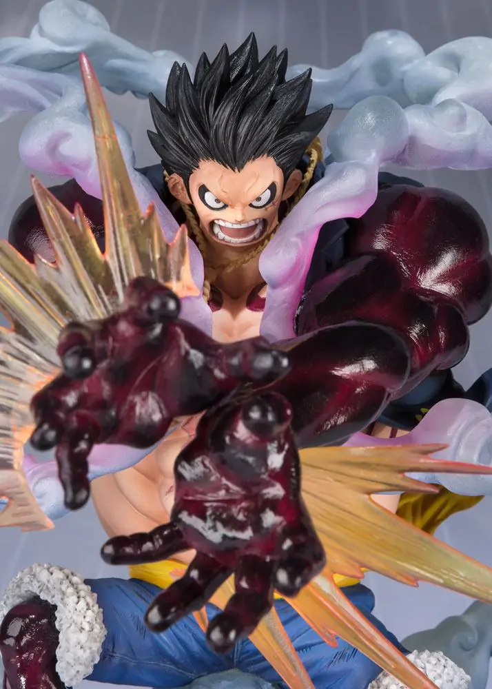 One Piece FiguartsZERO Monkey D. Luffy Gear 4 Leo Bazooka Reissue PVC szobor figura 18 cm termékfotó