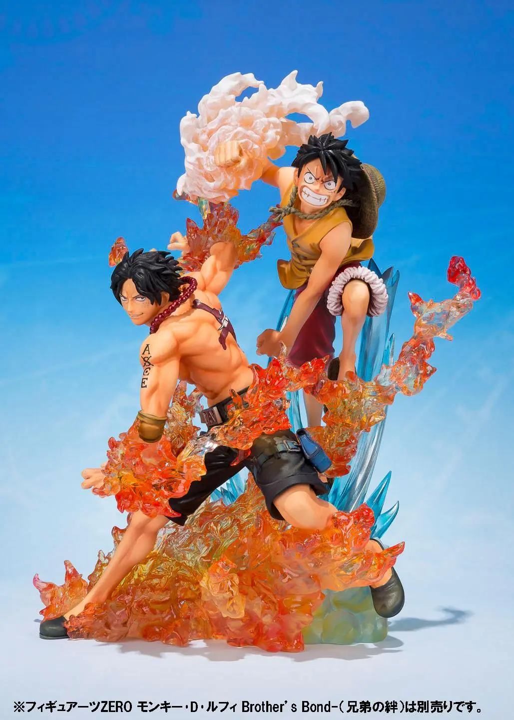 One Piece FiguartsZERO Portgas D. Ace Brother's Bond PVC szobor figura 16 cm termékfotó