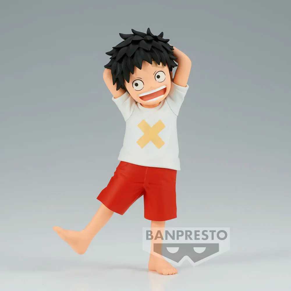 One Piece Film piros The Grandline Series Monkey D Luffy Children figura 12cm termékfotó