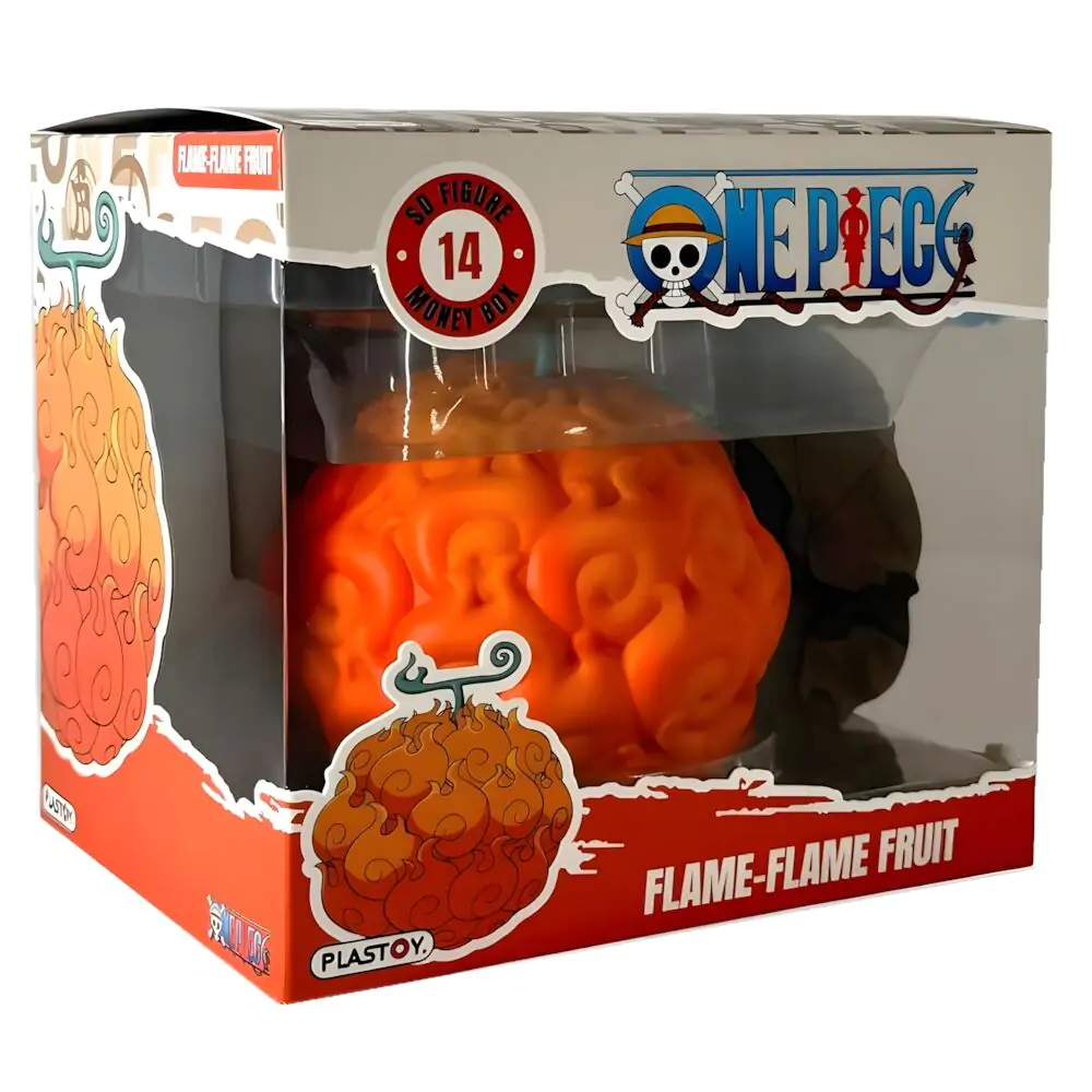 One Piece Flame-Flame Fruit persely figura 8cm termékfotó