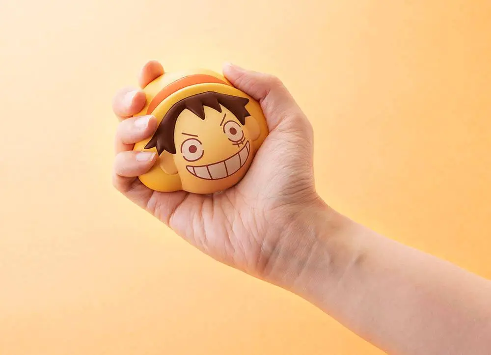 One Piece Fluffy Squeeze Bread Anti-Stress figura Sanji's Hand Made Bread Fes Luffy 8 cm termékfotó