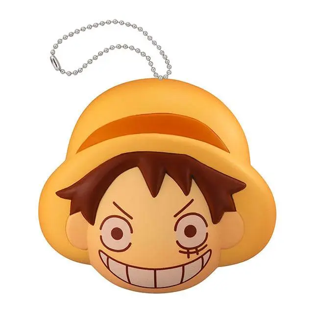 One Piece Fluffy Squeeze Bread Anti-Stress figura Sanji's Hand Made Bread Fes Luffy 8 cm termékfotó