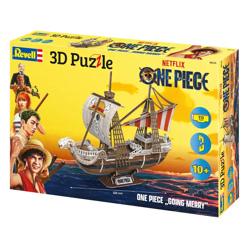 One Piece Flying Lamb / Going Merry 3D puzzle 32 cm termékfotó