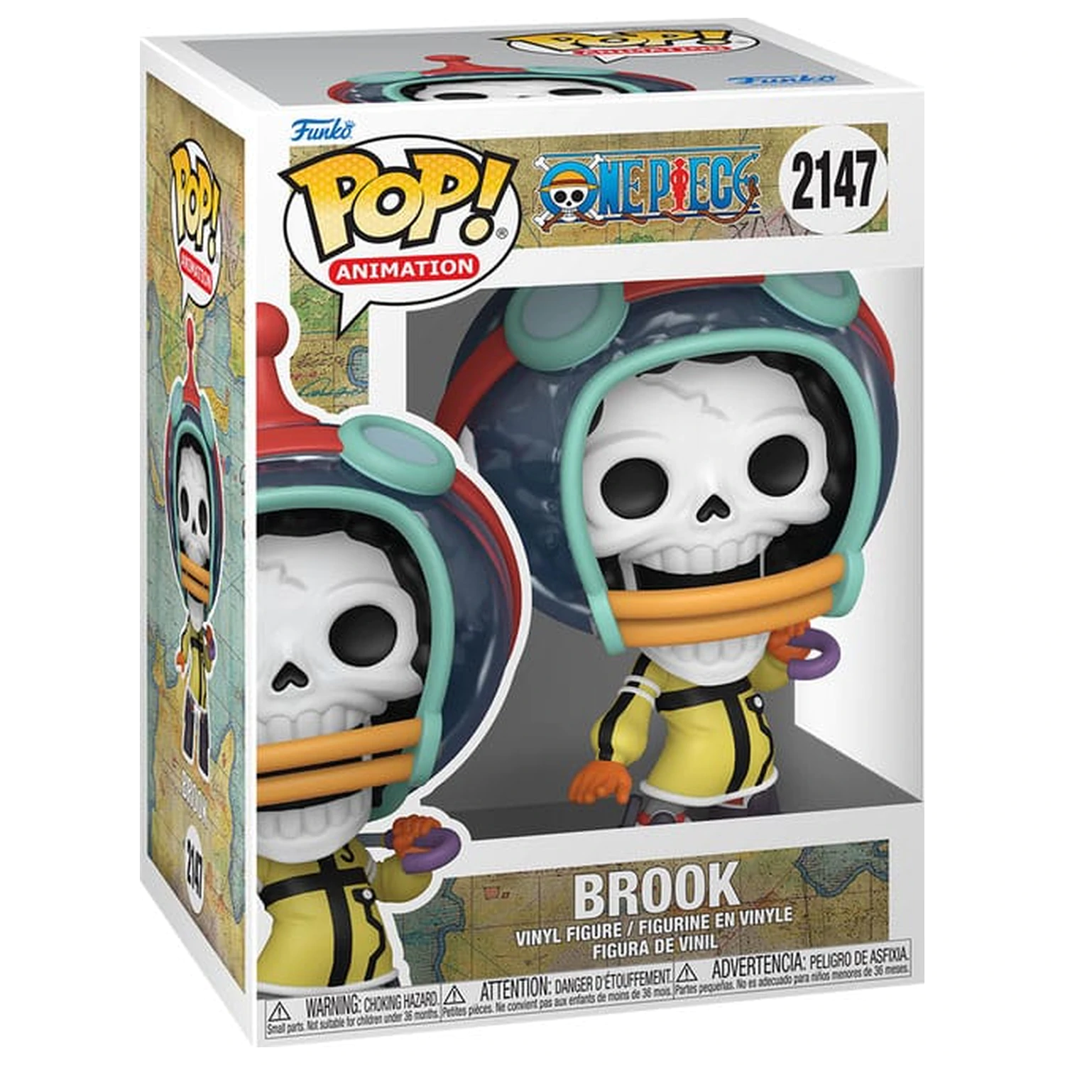 One Piece Funko POP! Animation figura Brook (Egg) 9 cm  termékfotó