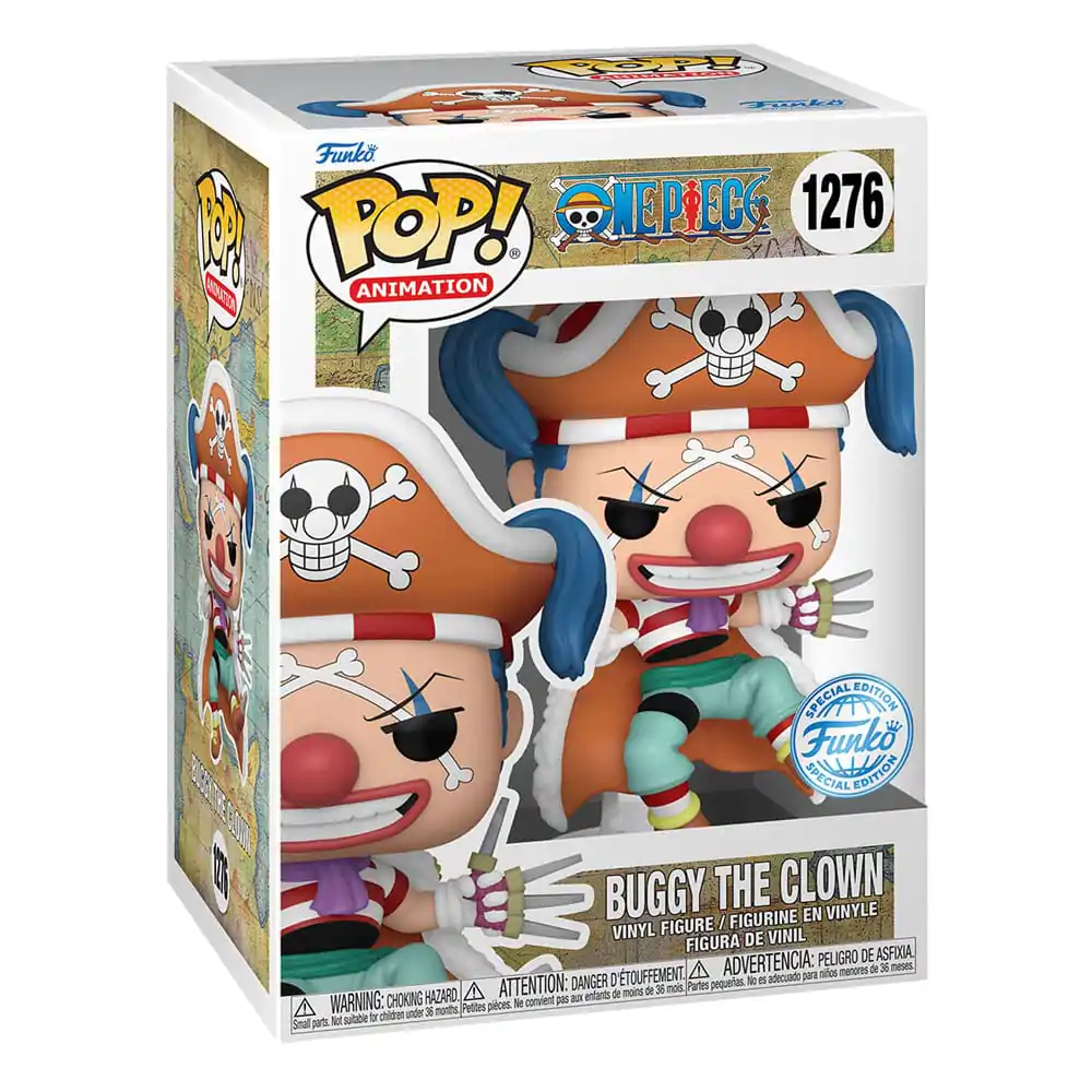 One Piece Funko POP! Animation Vinyl figura Buggy the Clown 9 cm termékfotó