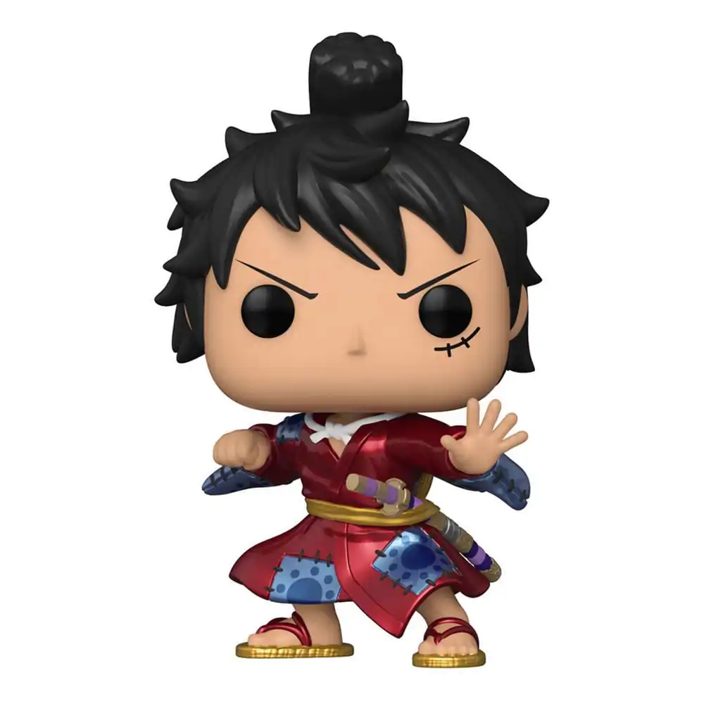 One Piece Funko POP! Animation Vinyl figura Luffy in Kimono(MT) Exkluzív 9 cm termékfotó