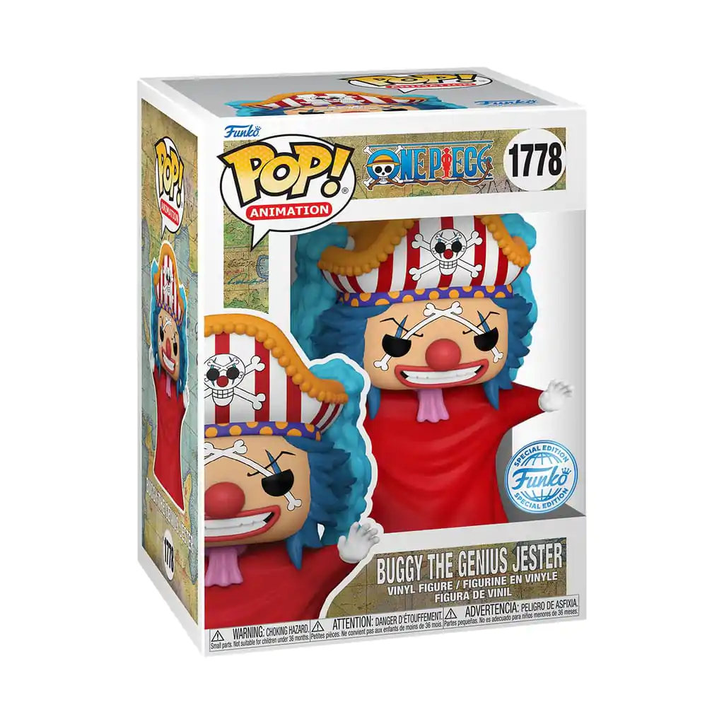 One Piece Funko POP! Movies Vinyl figura Buggy(Post Time-Skip) Exkluzív 9 cm termékfotó