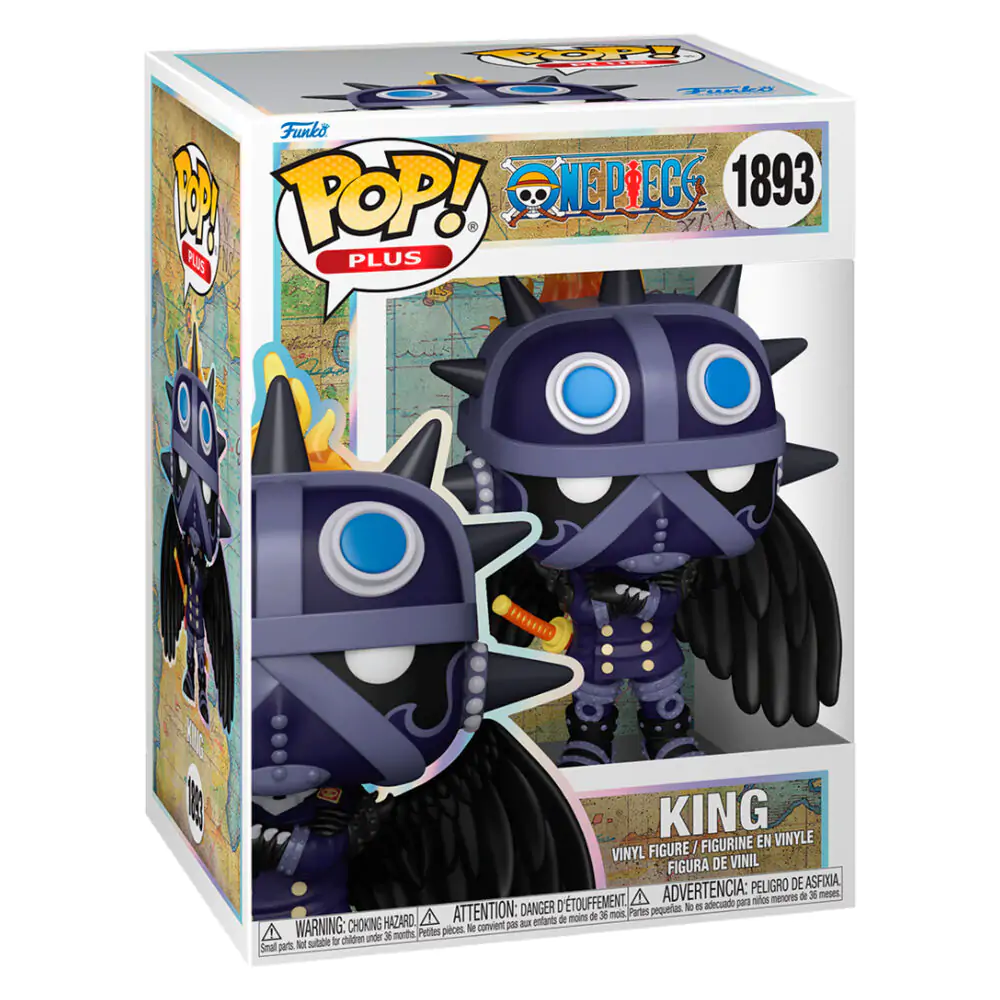 One Piece Funko POP! Plus Animation Vinyl figura King 9 cm termékfotó