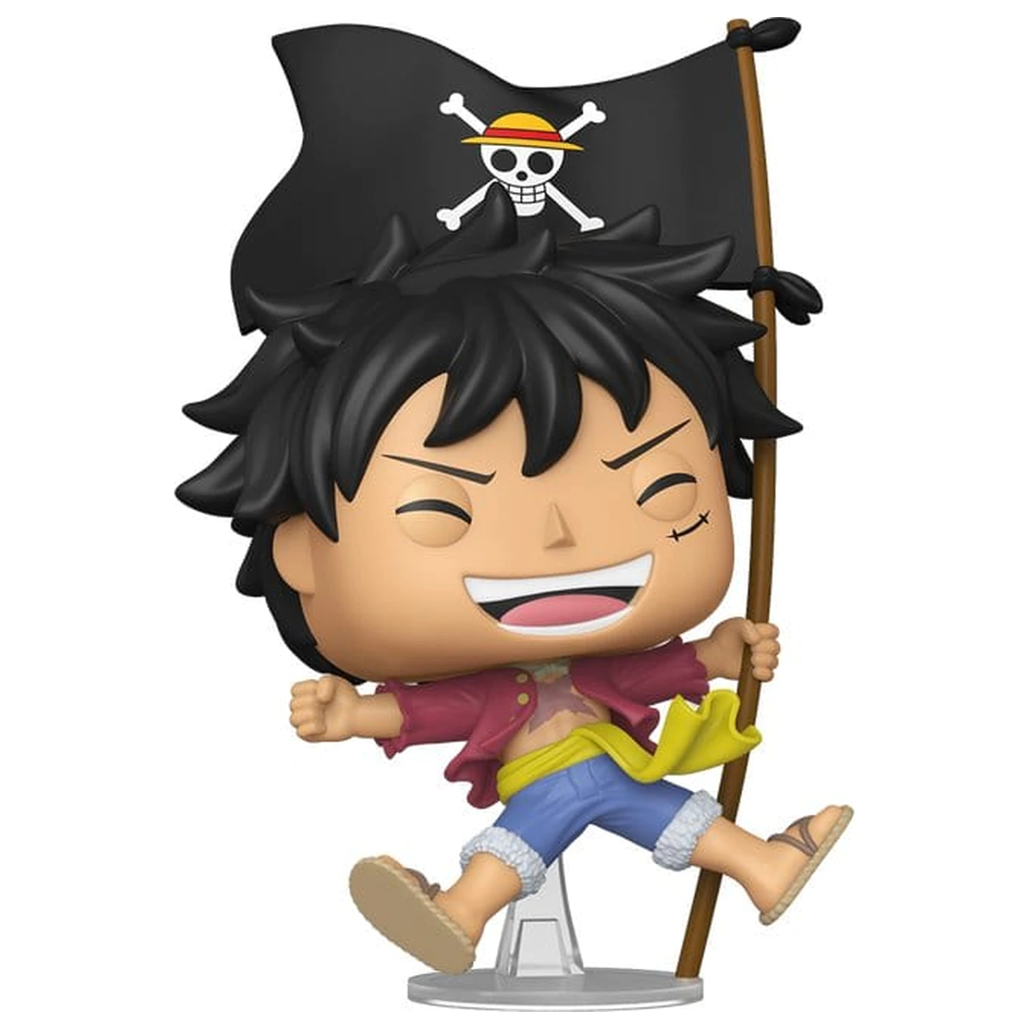 One Piece Funko POP! Vinyl Animation figura Luffy w/Flag 9 cm  termékfotó