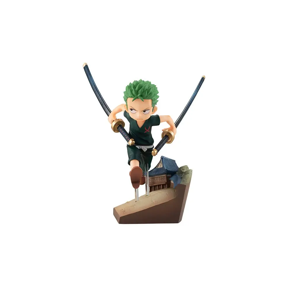One Piece G.E.M. Series Roronoa Zoro Run! Run! Run! PVC szobor figura 14 cm termékfotó
