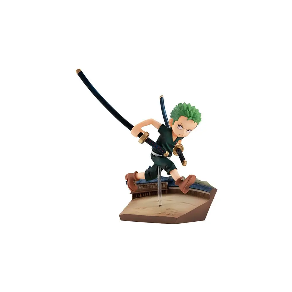 One Piece G.E.M. Series Roronoa Zoro Run! Run! Run! PVC szobor figura 14 cm termékfotó