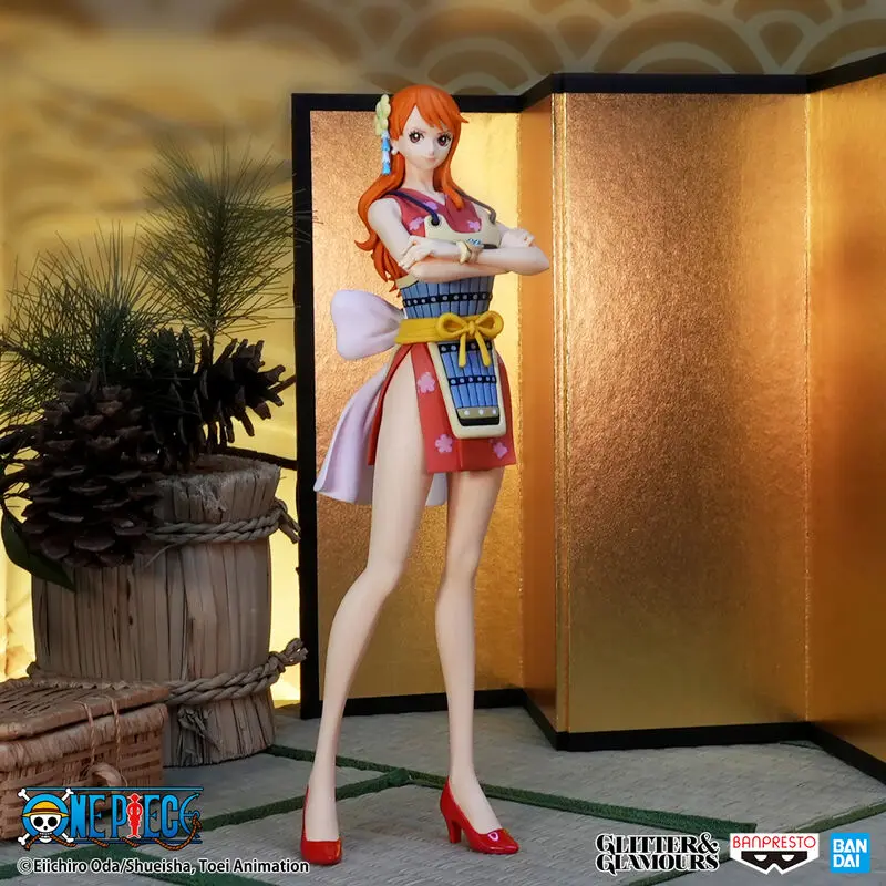 One Piece Glitter Glamours Nami Wanokuni Style ver.A figura 25cm termékfotó