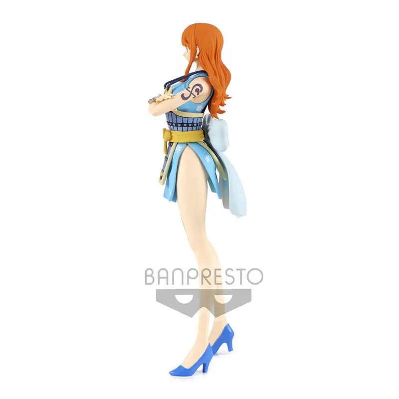One Piece Glitter Glamours Nami Wanokuni Style ver.B figura 25cm termékfotó